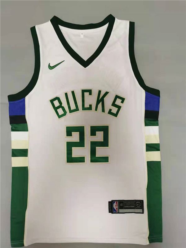 Men Milwaukee Bucks #22 Middleton White 2021 Nike Game NBA Jersey->boston red sox->MLB Jersey